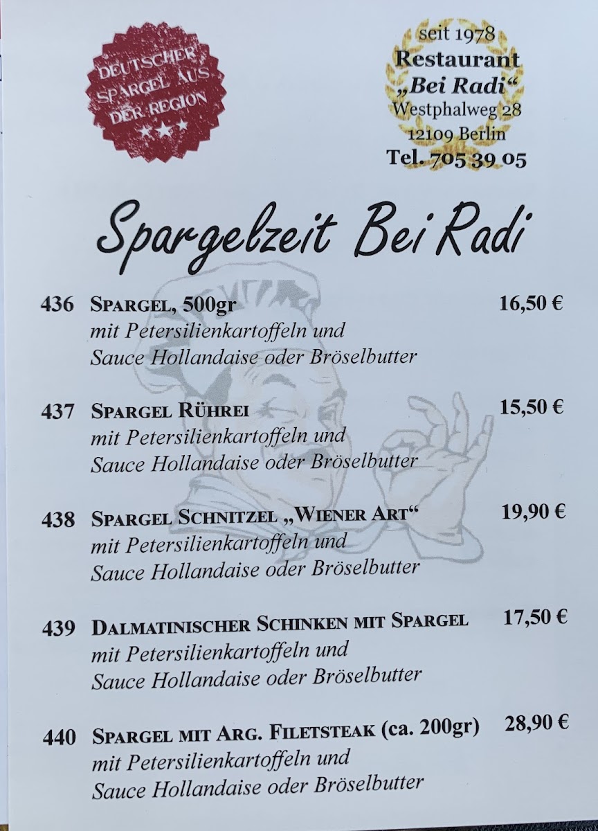 Menu Bei Radi-3