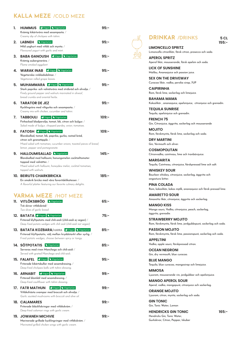 Menu Beirut Bistro-5