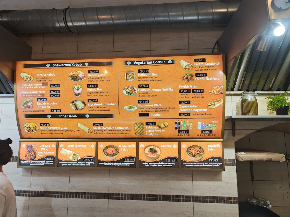 Menu Beirut Shawarma Kebab & Falafel Krakow-2