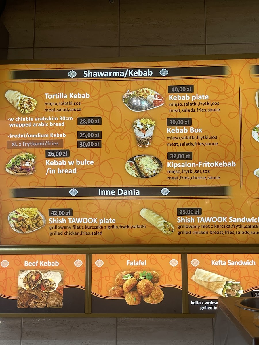Menu Beirut Shawarma Kebab & Falafel Krakow-6