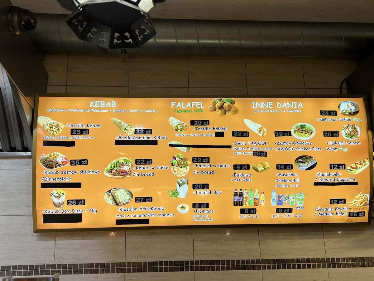 Menu Beirut Shawarma Kebab & Falafel Krakow-8
