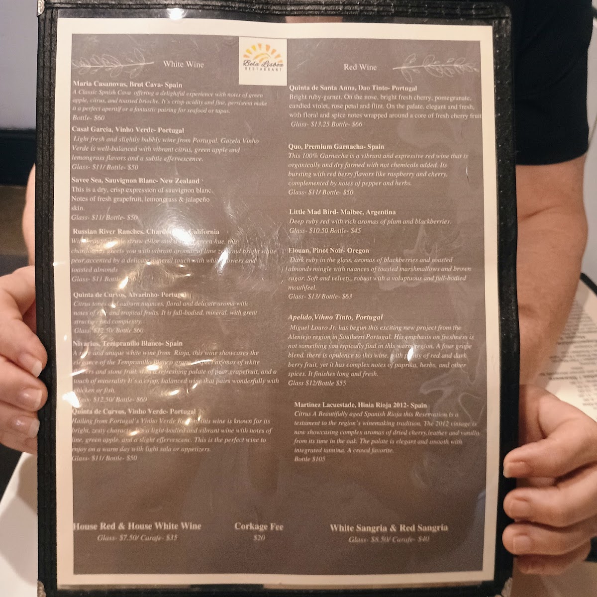 Menu Bela Lisboa Restaurant-8