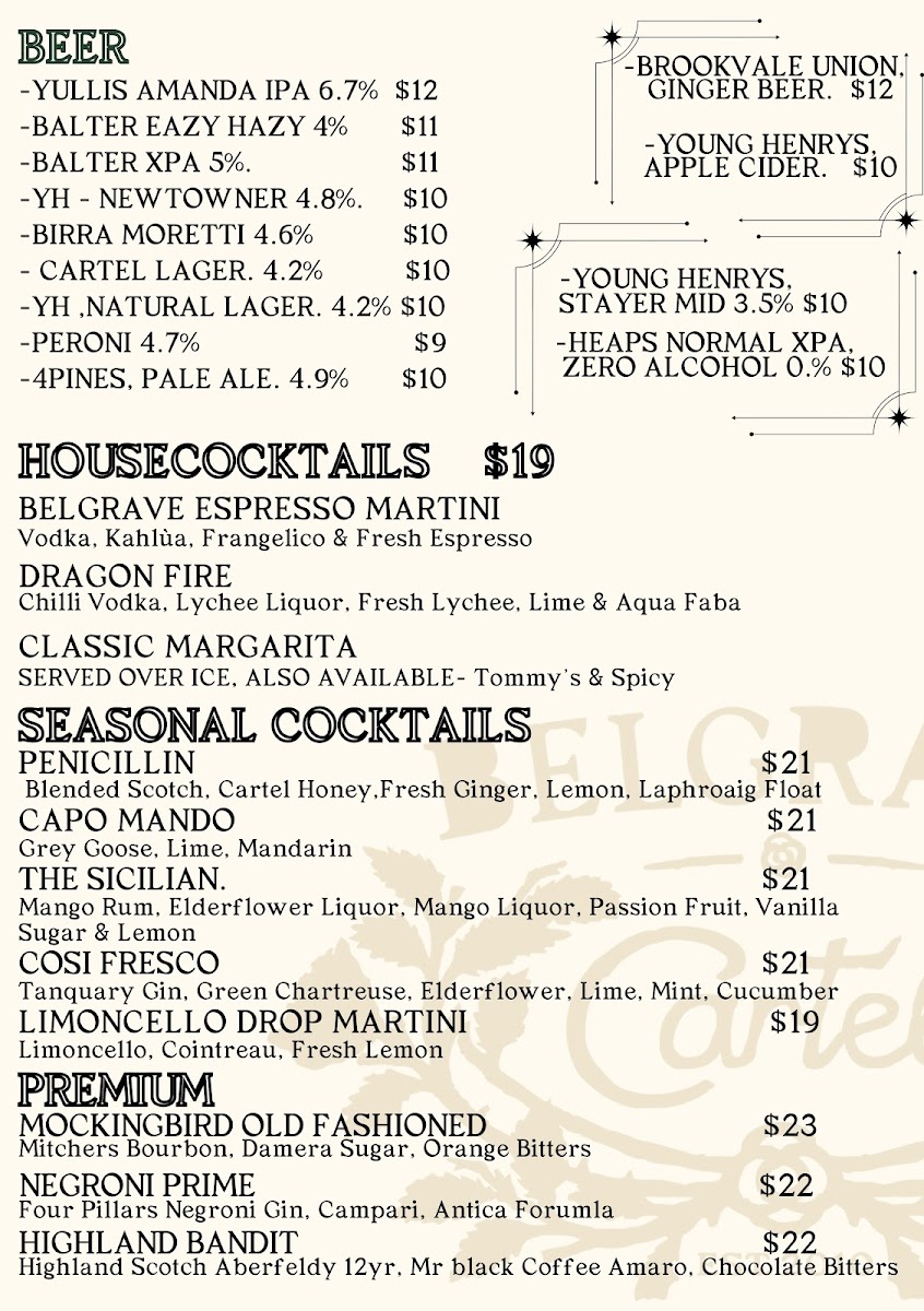 Menu Belgrave Cartel-1