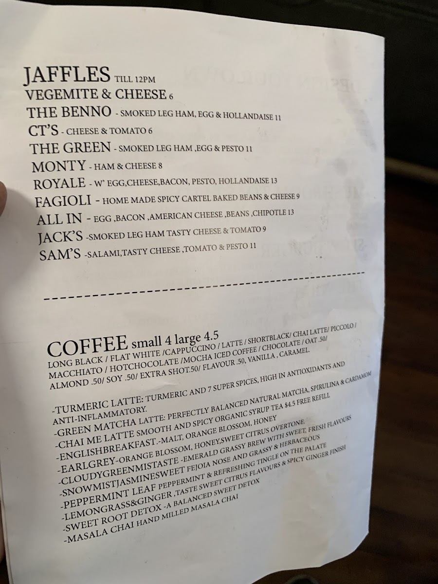 Menu Belgrave Cartel-10