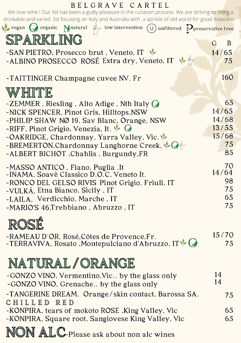 Menu Belgrave Cartel-2