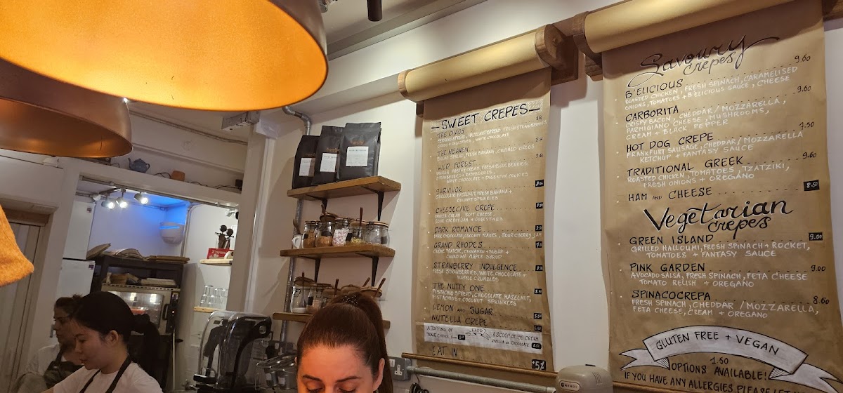 Menu B'elicious Crepes ,bakes & Brews-10