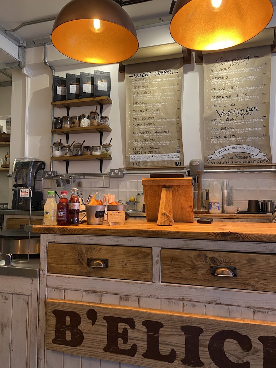 Menu B'elicious Crepes ,bakes & Brews-9