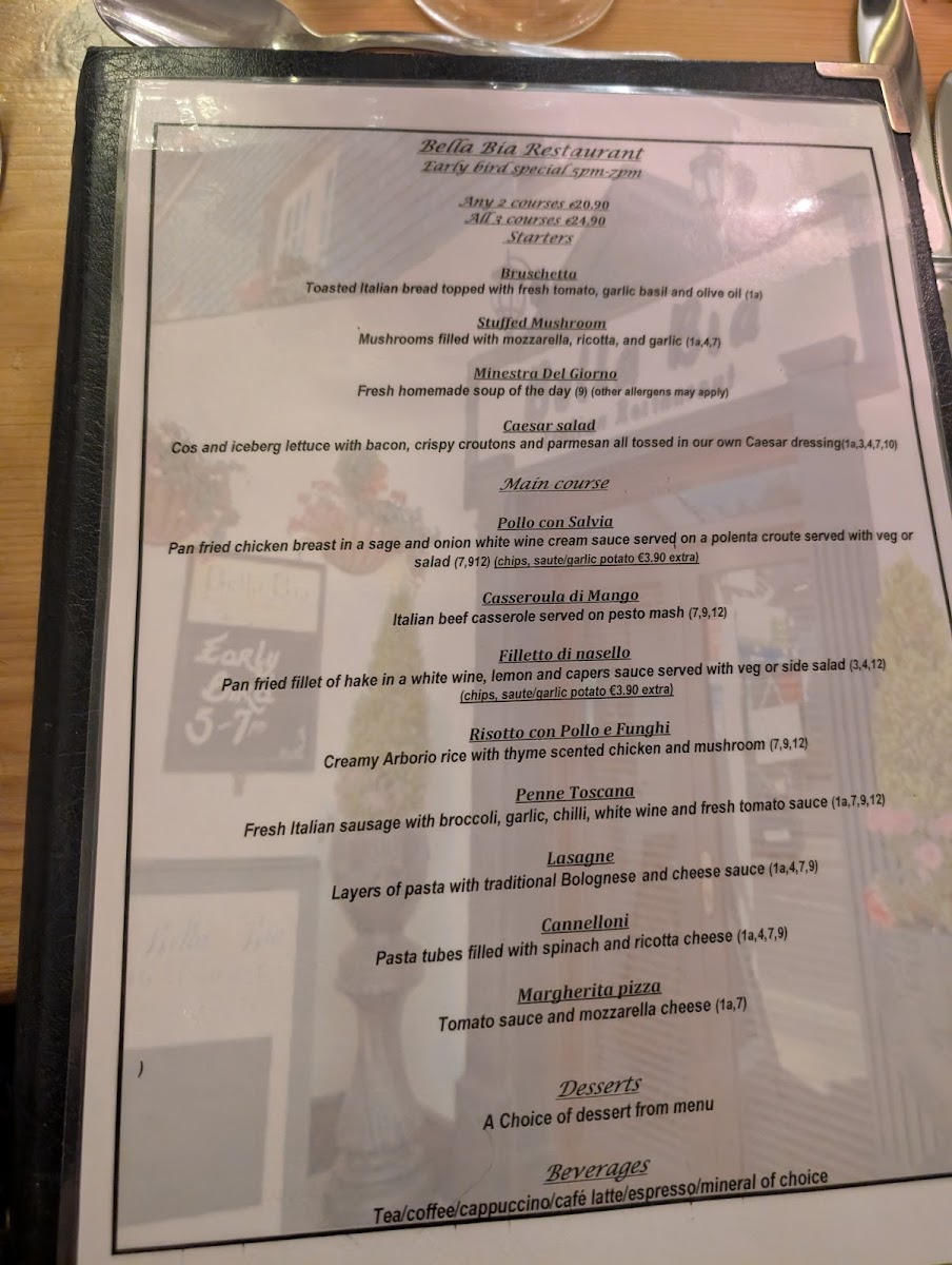 Menu Bella Bia-1