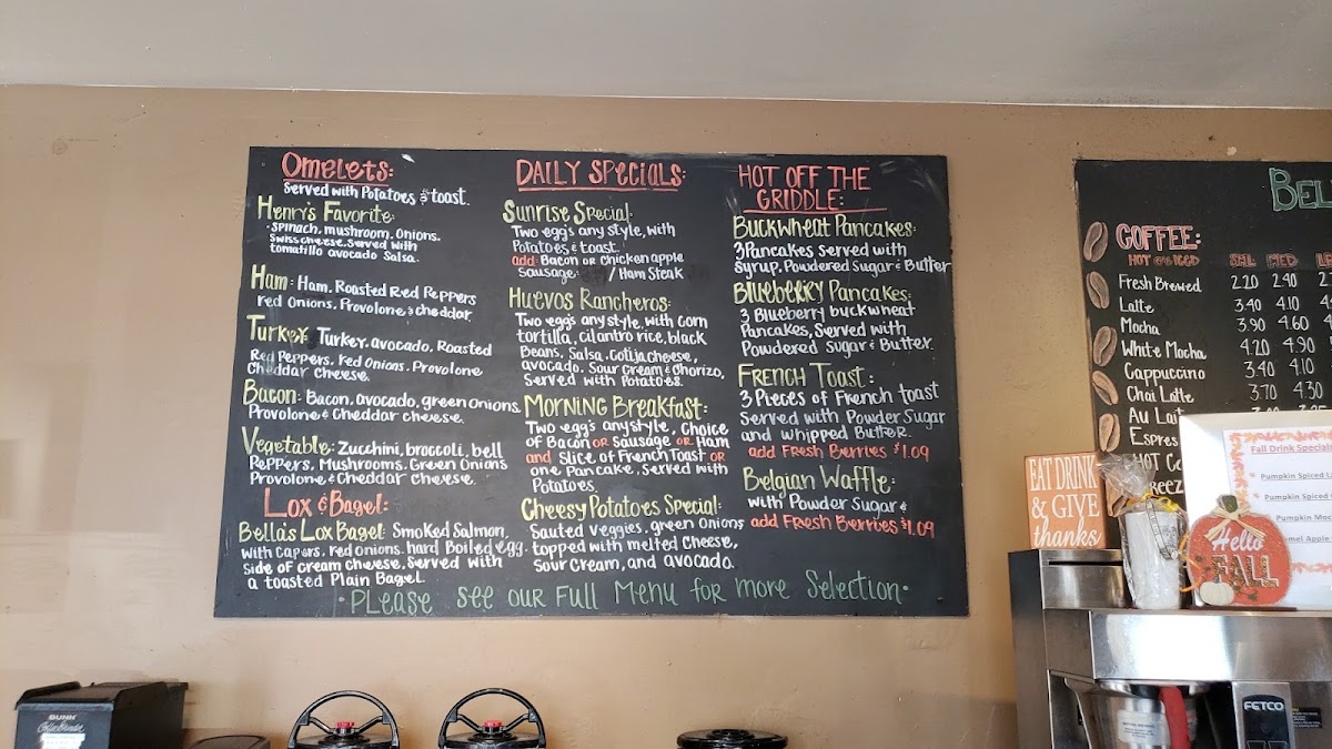 Menu Bella Bru Cafe-1