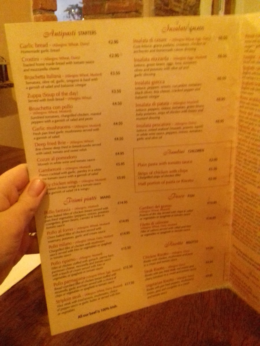 Menu Bella Cafe Fermoy-10