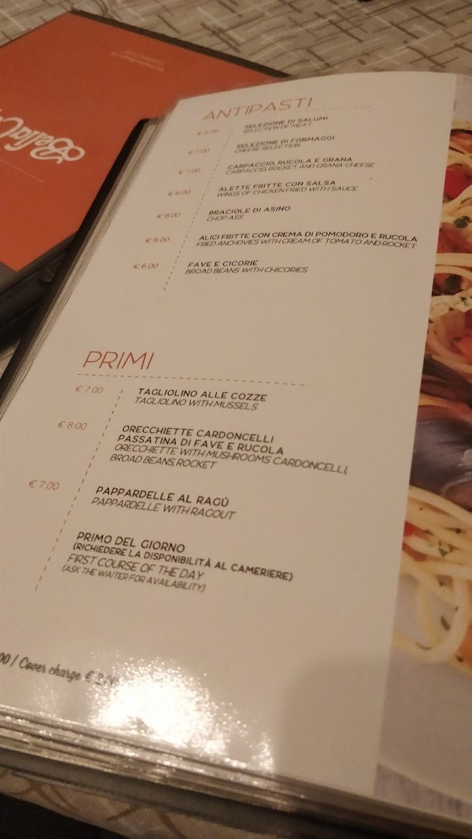 Menu Bella Capri-9
