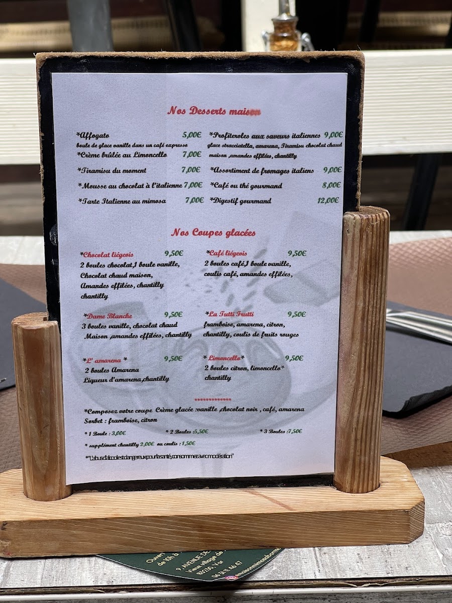 Menu Bella Cucina-1