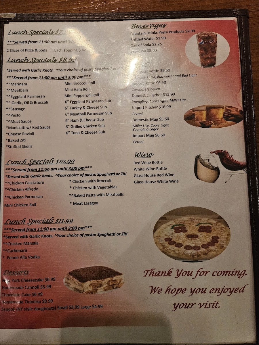 Menu Bella Italia Pizza-8
