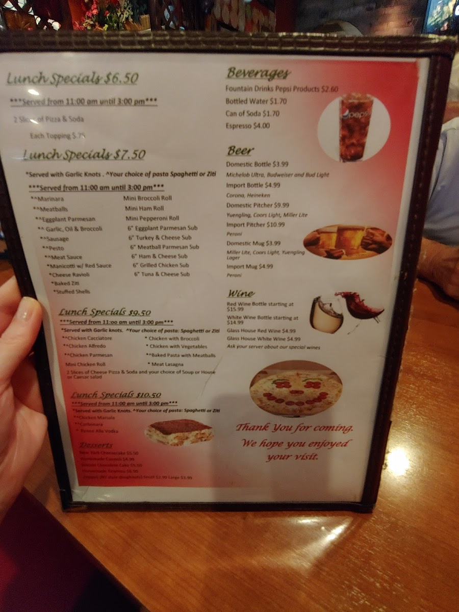 Menu Bella Italia Pizza-9