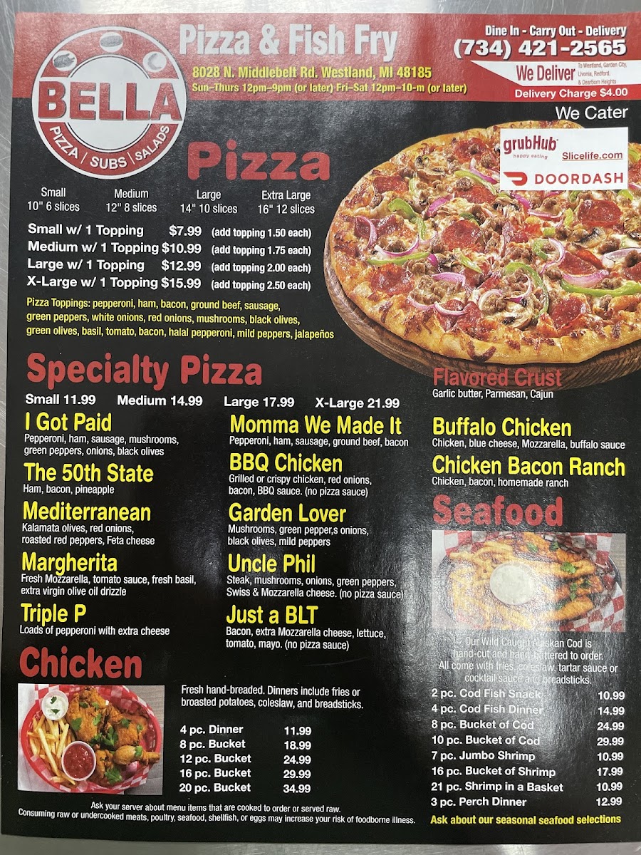 Menu Bella Pizza-1
