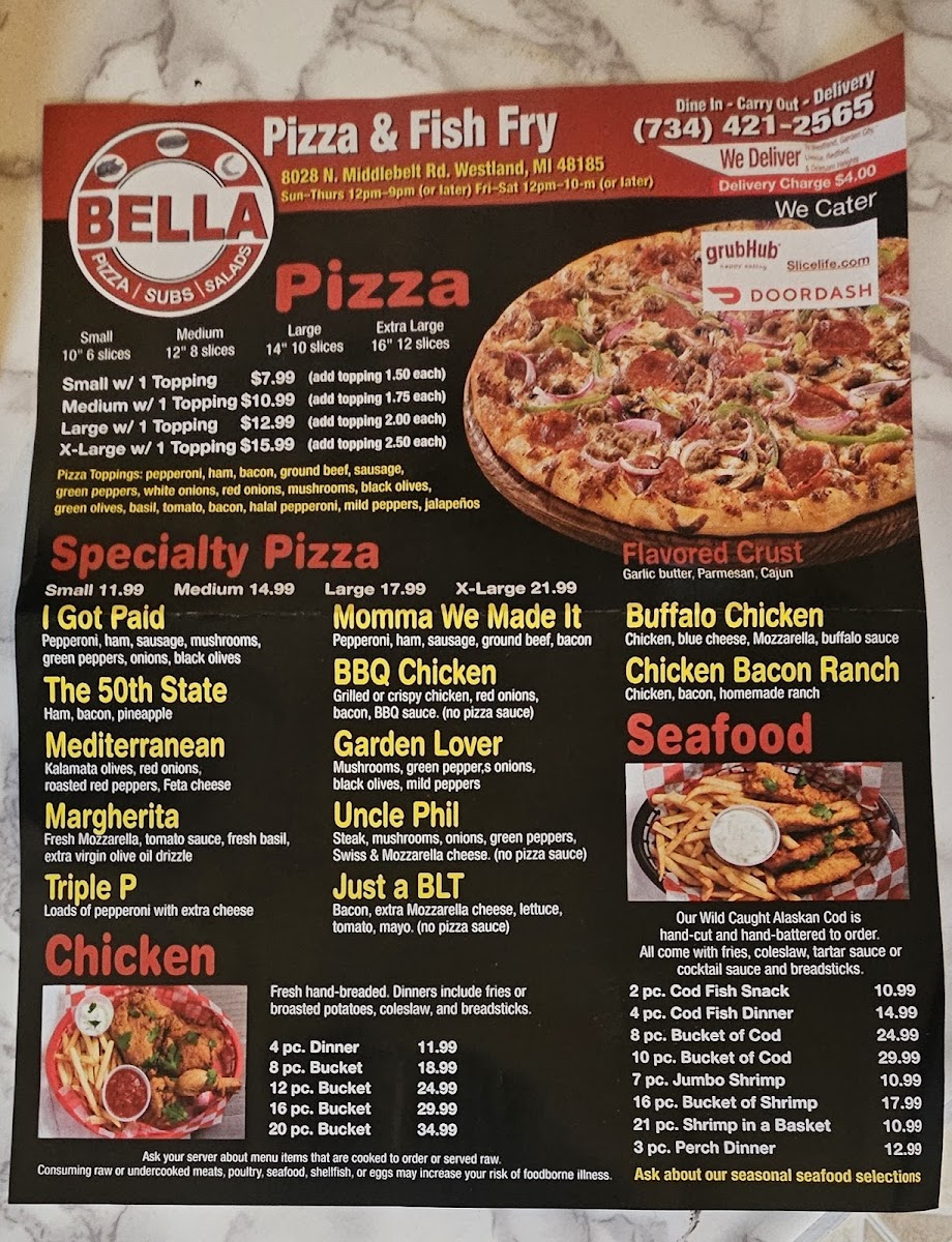 Menu Bella Pizza-2