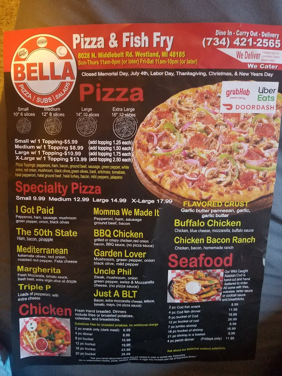 Menu Bella Pizza-5