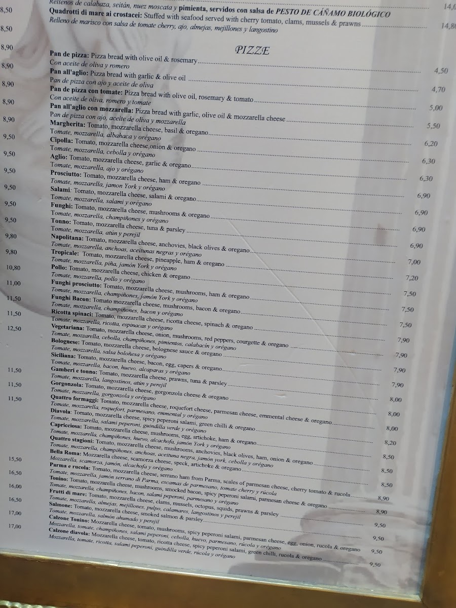 Menu Bella Roma-2