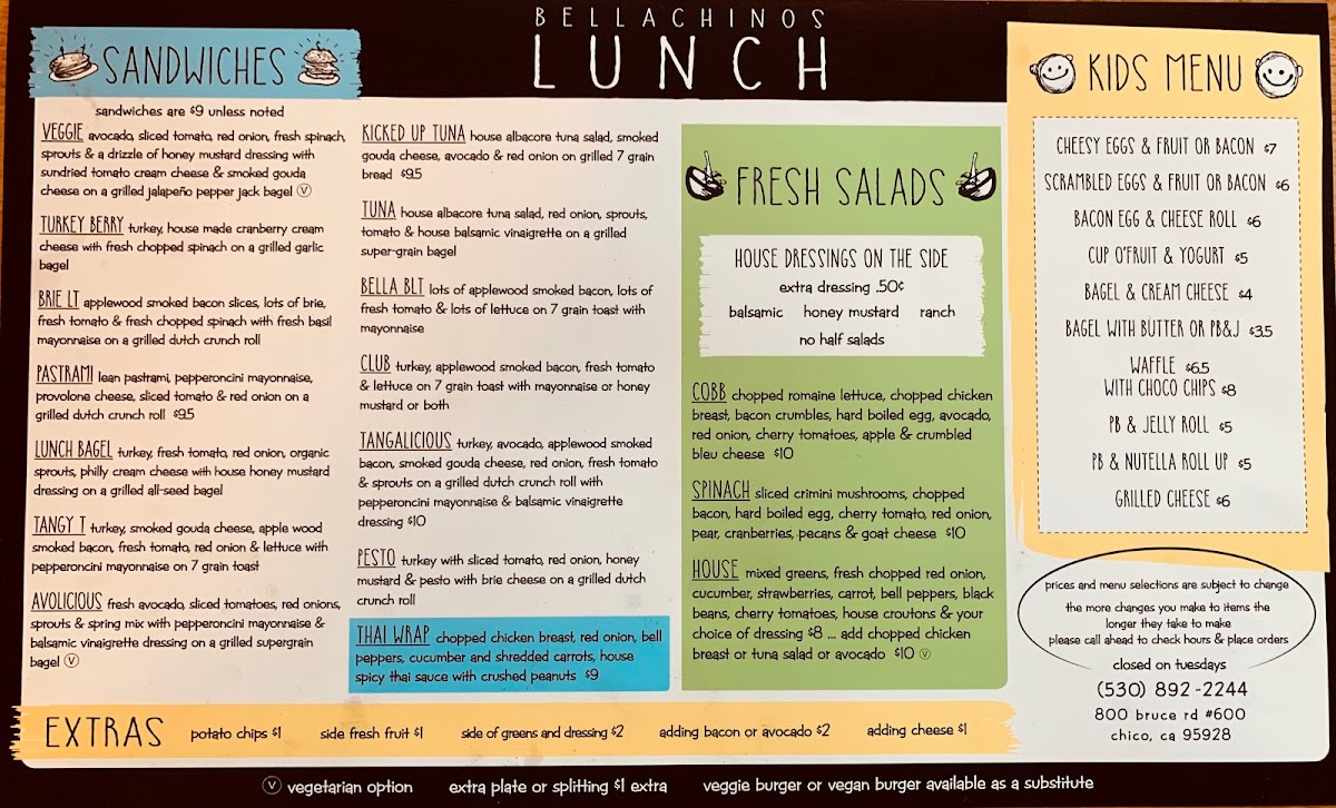 Menu Bellachinos Cafe-1