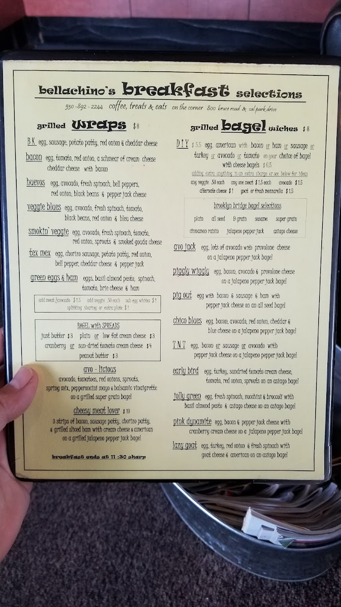 Menu Bellachinos Cafe-10