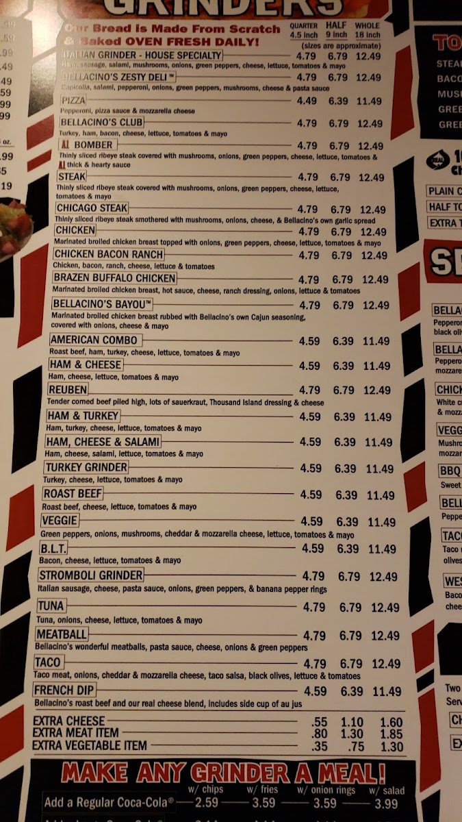Menu Bellacino's-4