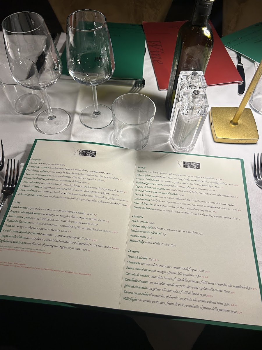 Menu Belle Donne Bistrot-8