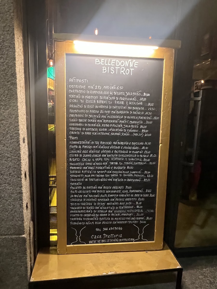 Menu Belle Donne Bistrot-9