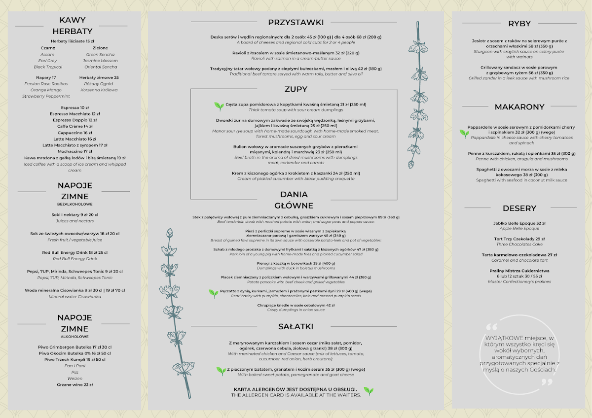 Menu Belle Epoque-1