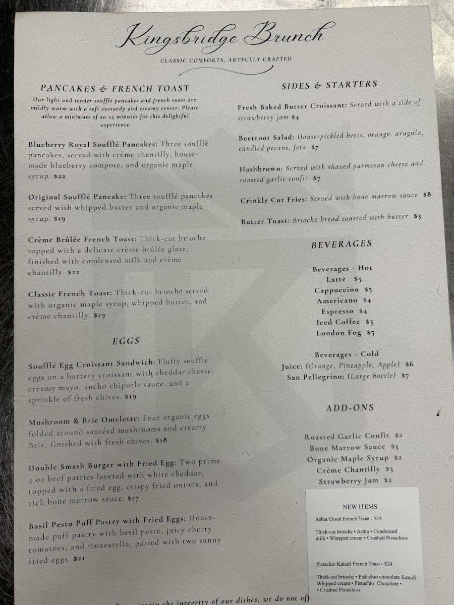 Menu Belle Vie Cafe & Eatery- Mississauga-3
