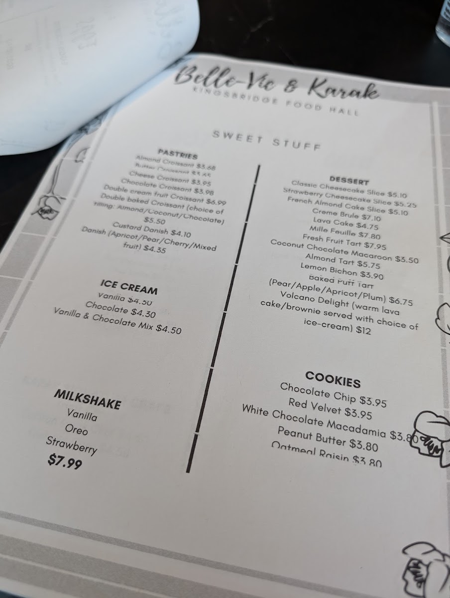 Menu Belle Vie Cafe & Eatery- Mississauga-6