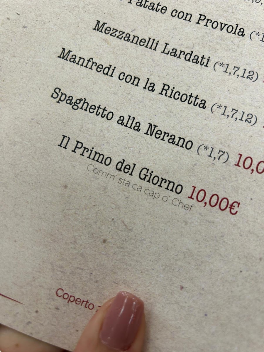 Menu Bellella Trattoria Napoletana-10