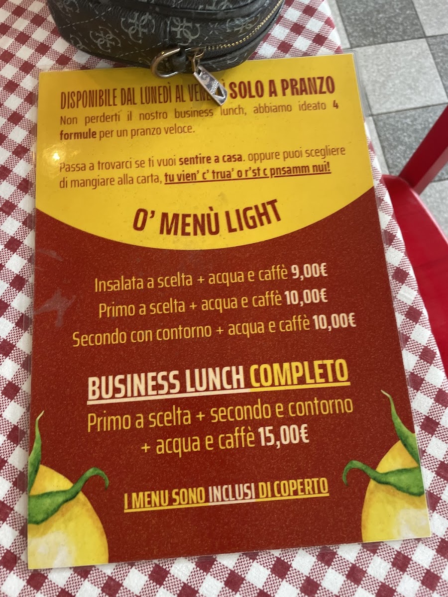 Menu Bellella Trattoria Napoletana-3