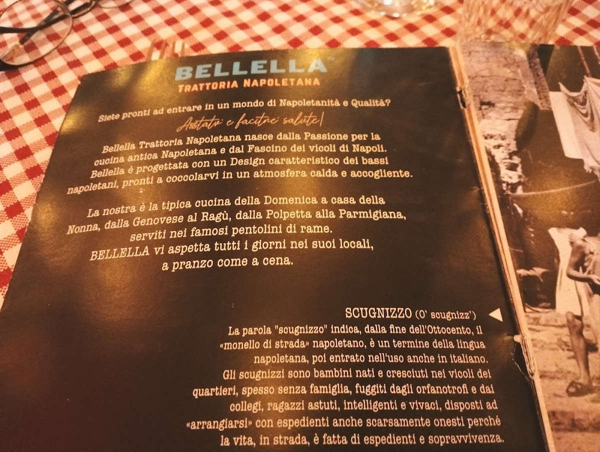 Menu Bellella Trattoria Napoletana-9