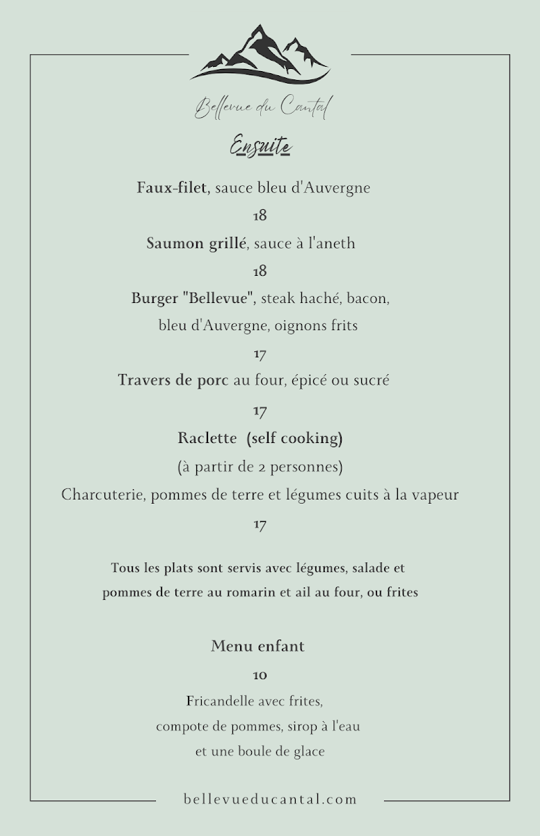 Menu Bellevue Du Cantal-1