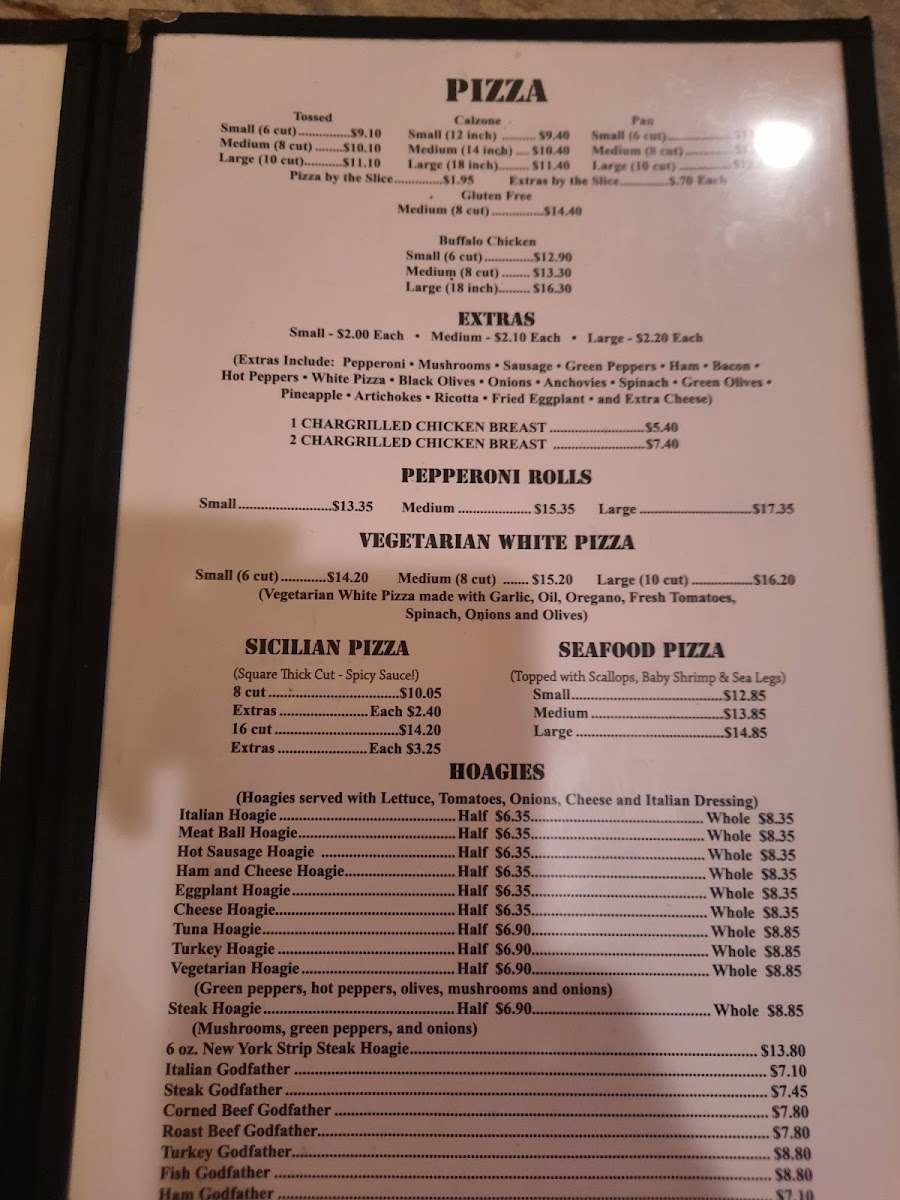 Menu Bellisario's Restaurant-5