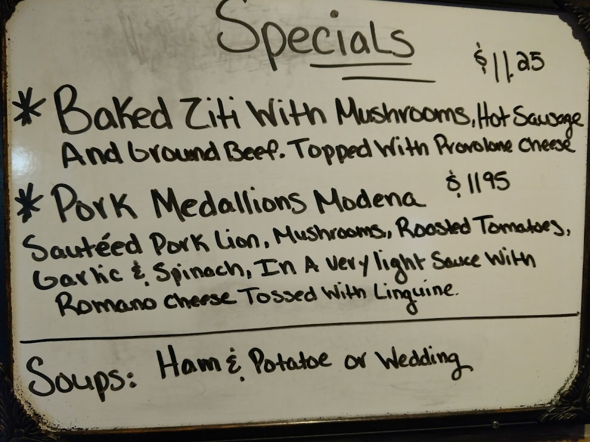 Menu Bellisario's Restaurant-7