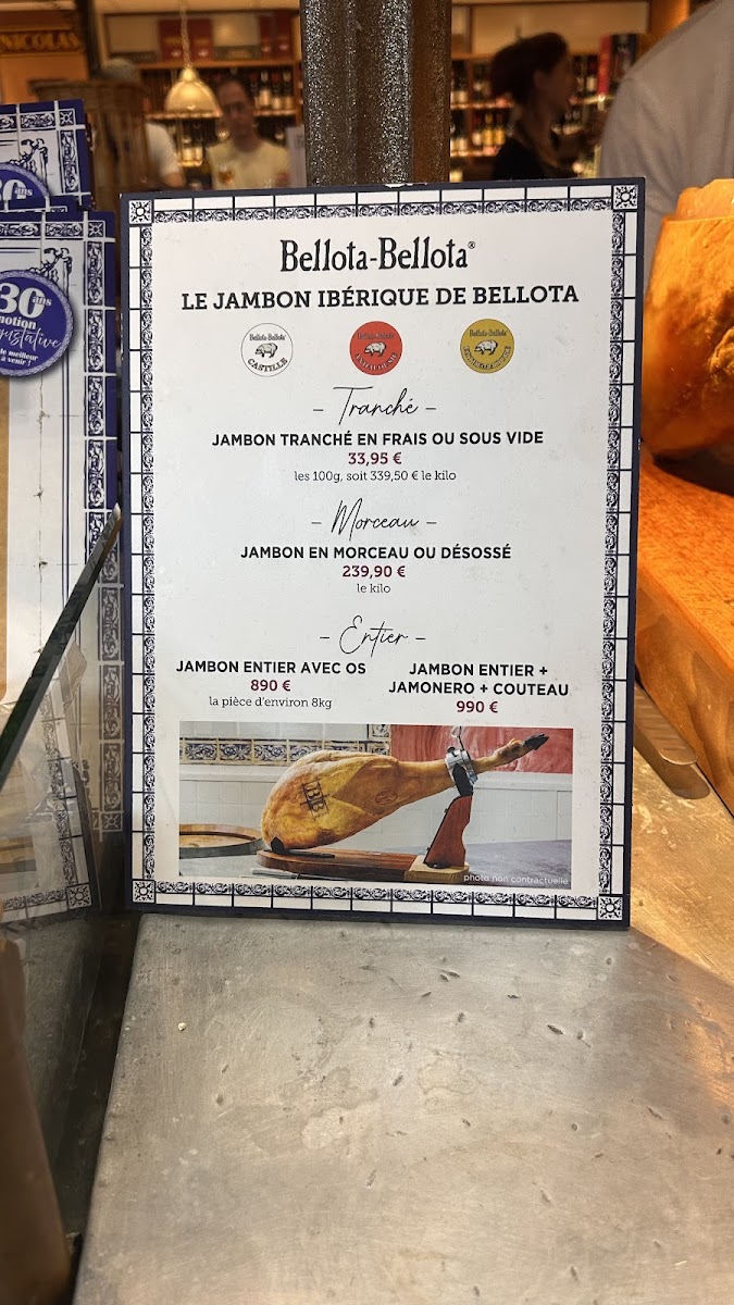 Menu Bellota-Bellota Halles De Lyon Paul Bocuse-3