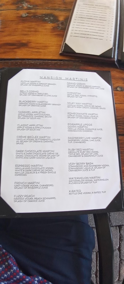 Menu Bell's Mansion-10