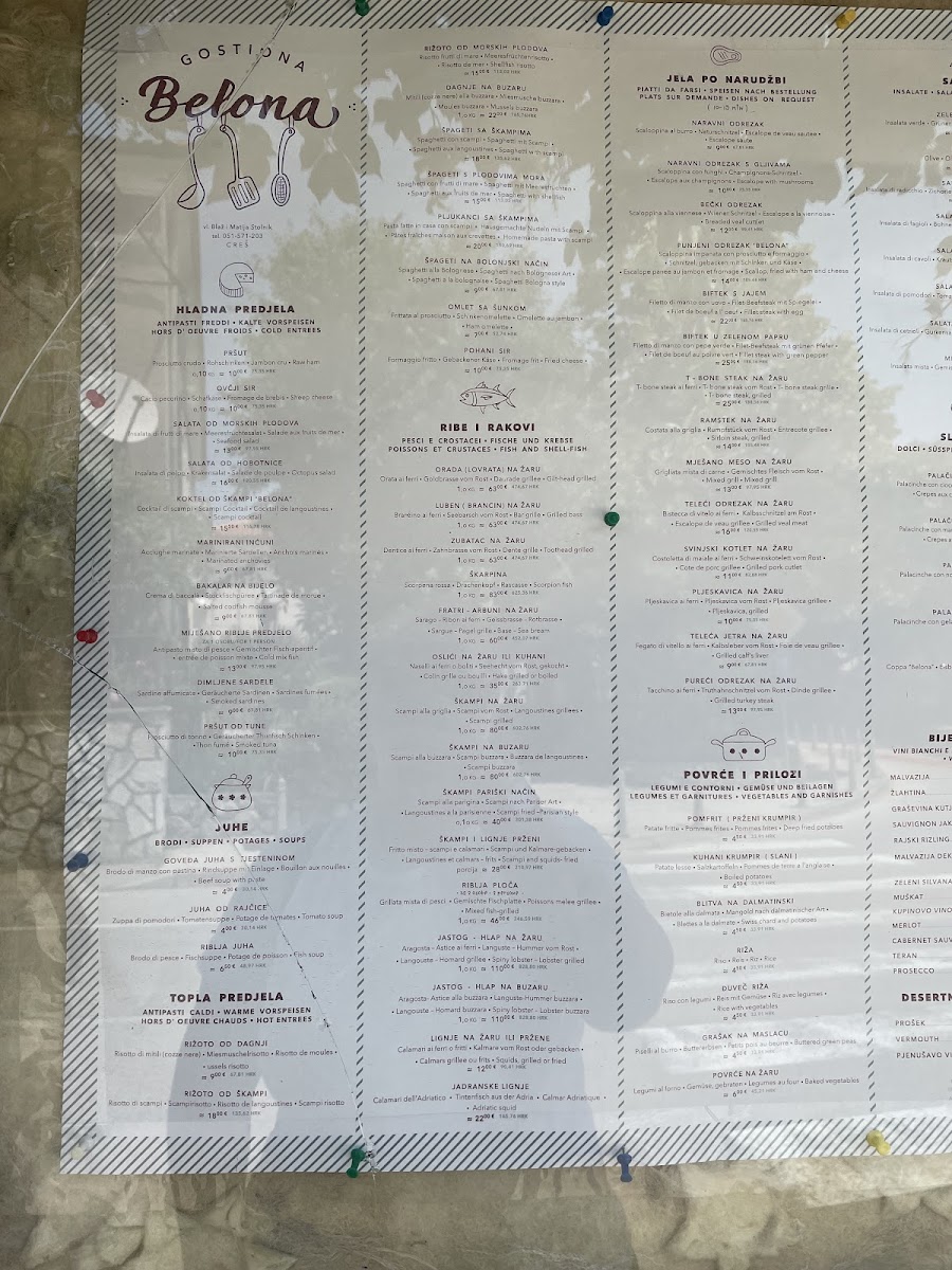 Menu Belona-2