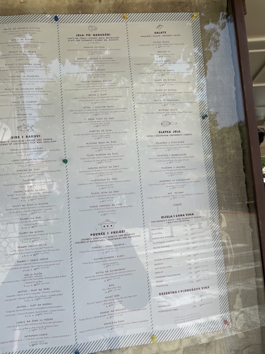 Menu Belona-3