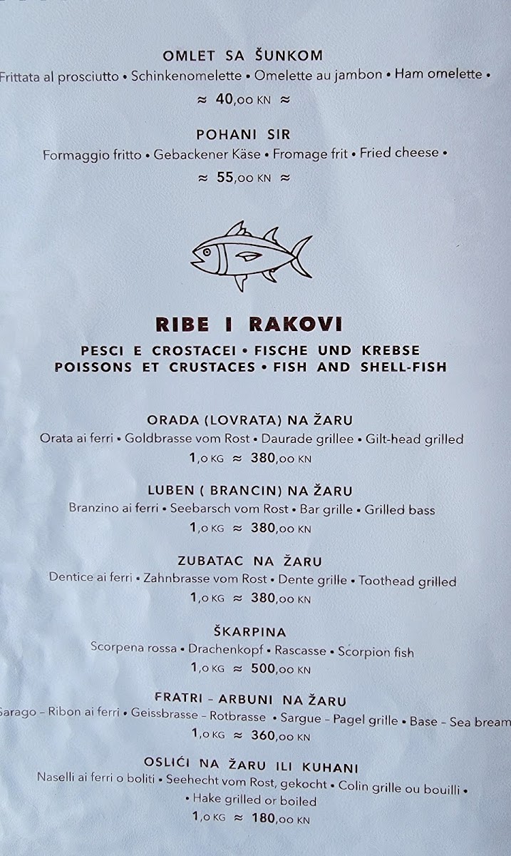 Menu Belona-4