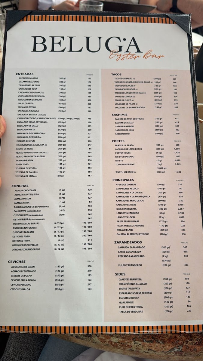 Menu Beluga Gdl-2