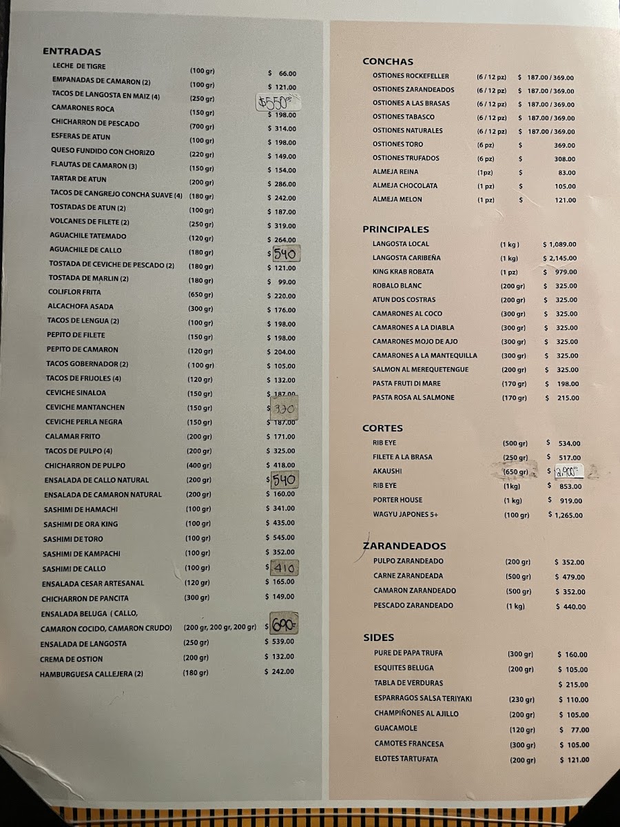 Menu Beluga Gdl-7