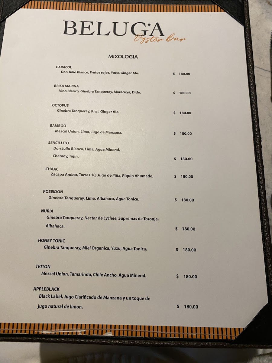 Menu Beluga Gdl-8