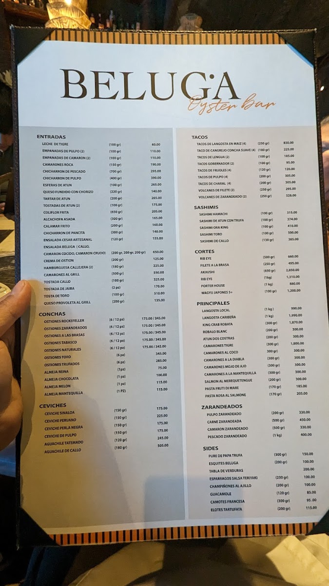 Menu Beluga Gdl-9