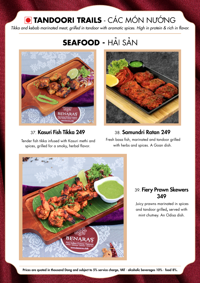 Menu Benaras Masala Bay, Indian Restaurant (Vung Tau)-3