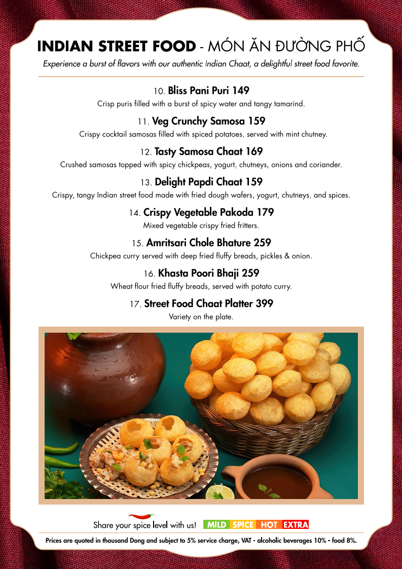 Menu Benaras Masala Bay, Indian Restaurant (Vung Tau)-7