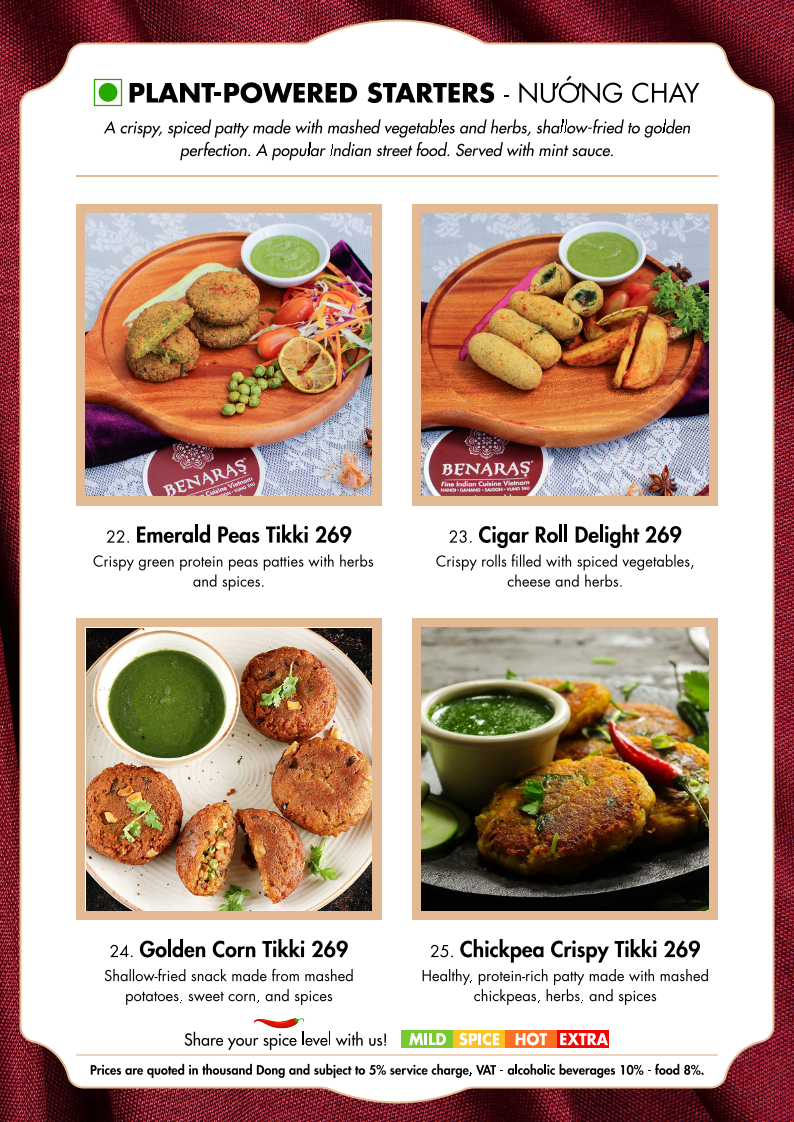 Menu Benaras Masala Bay, Indian Restaurant (Vung Tau)-9
