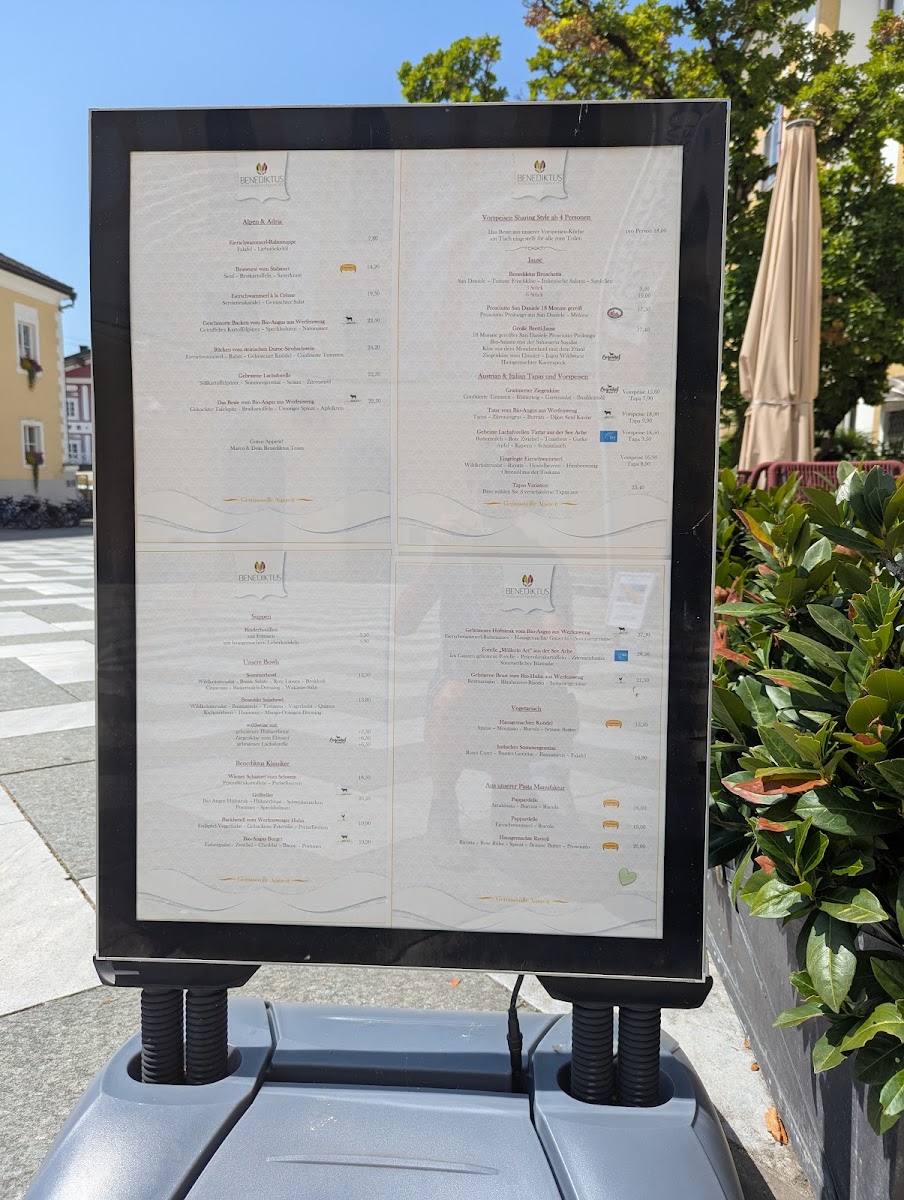 Menu Benediktus Mondsee-1