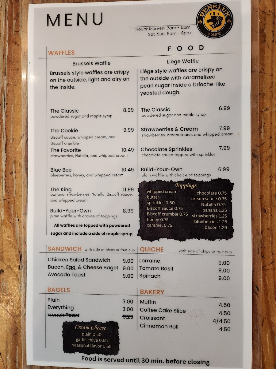 Menu Benelux Café-5